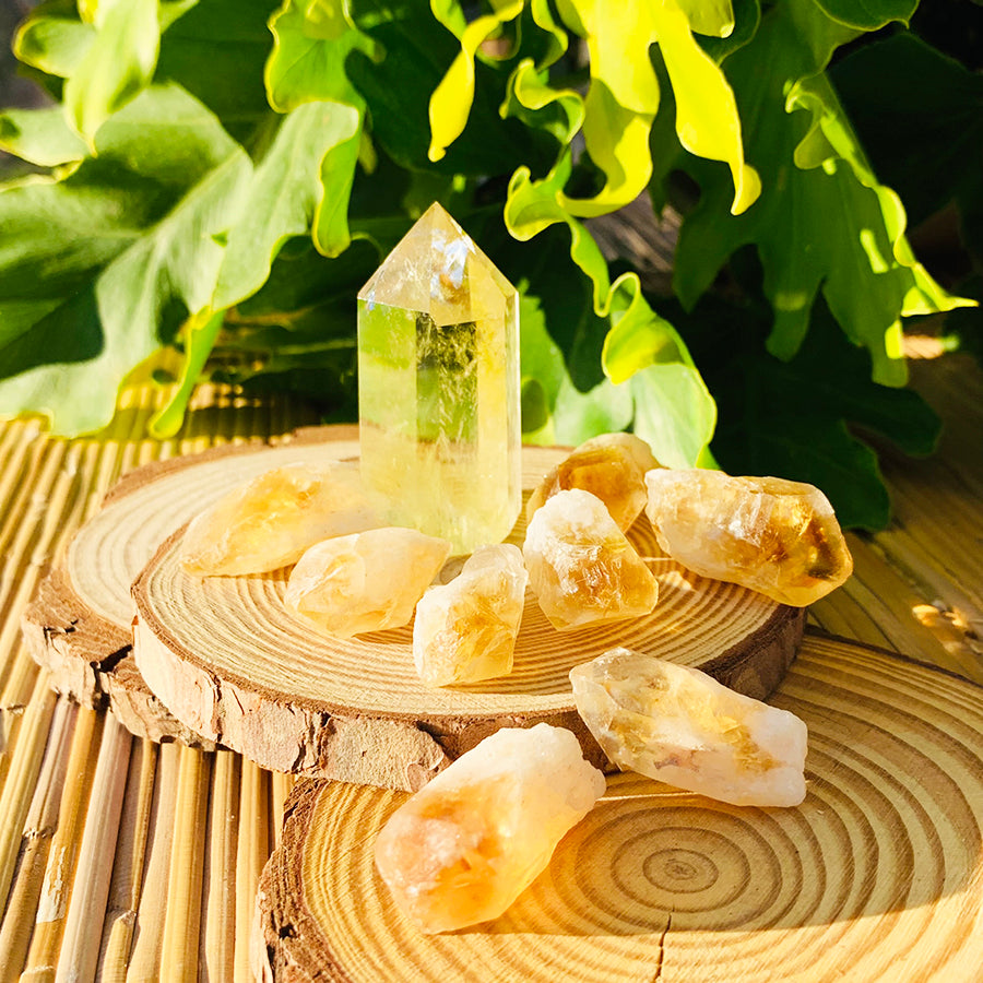 Citrine Wealth & Abundance 9-Crystal Set