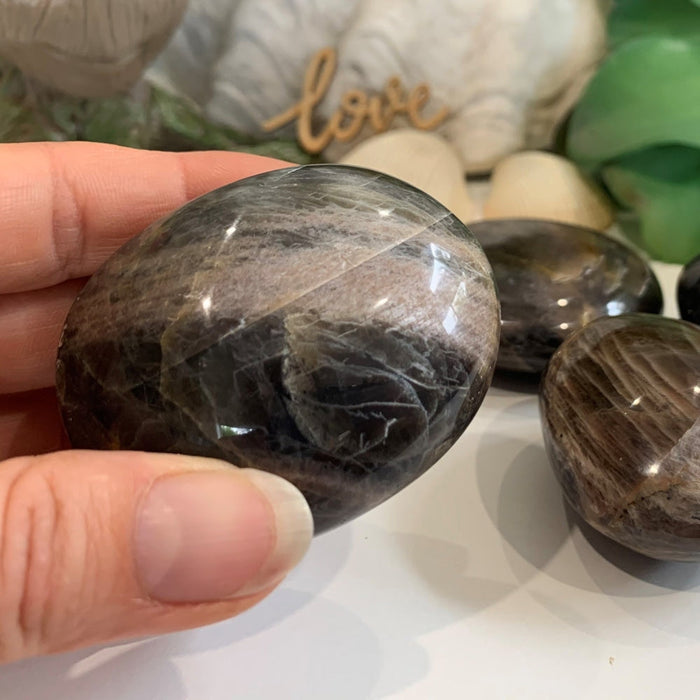 Black Moonstone Palmstone WINNER! - (Just Pay Cost of Shipping)