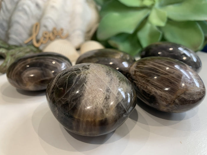 Black Moonstone Palmstone WINNER! - (Just Pay Cost of Shipping)