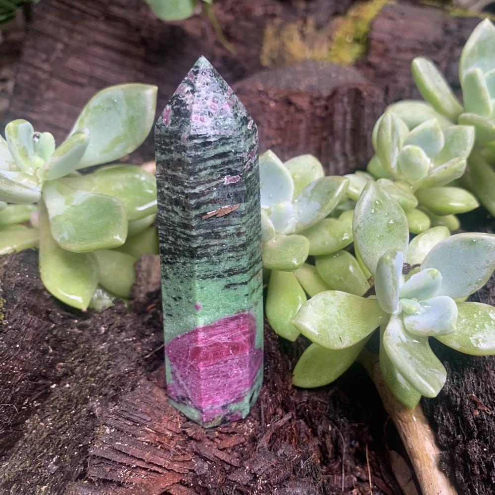 Copy of Ruby in Zoisite Wand - wand