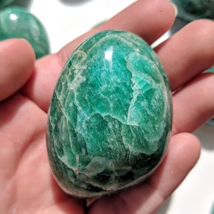 FREE GIVEAWAY! Amazonite Palmstone - (Just Pay Cost of Shipping)