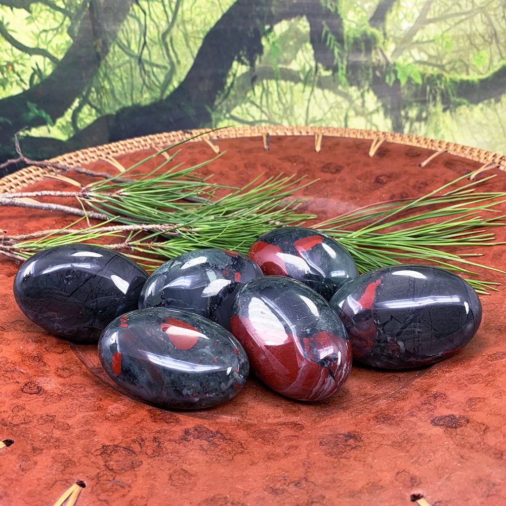 African Bloodstone Palmstone