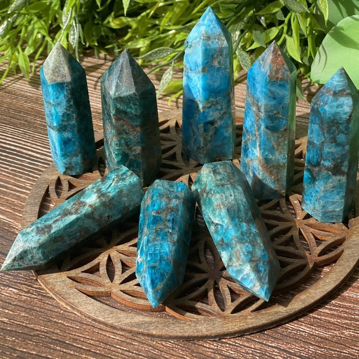 $5 Apatite Crystal Point - One Day-Only Promo