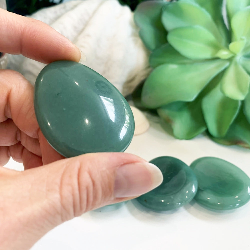 Aventurine Worry Stone - worrystone