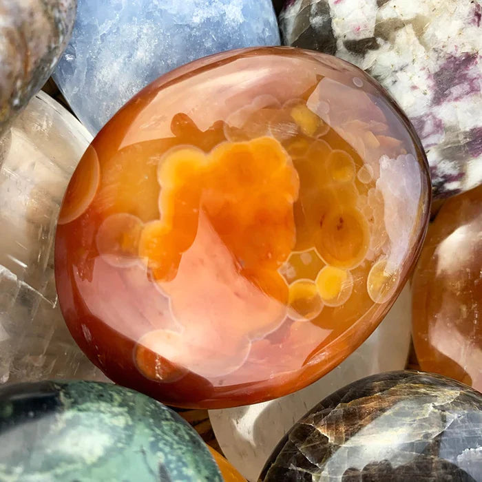 FREE GIVEAWAY! Carnelian Palmstone - (Just Pay Cost of Shipping)