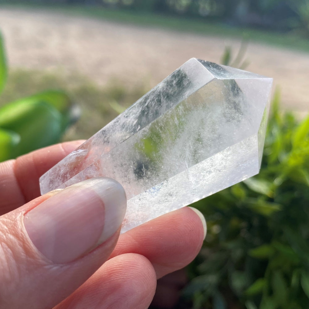 Clear Quartz Diamond Cut Crystal - generator