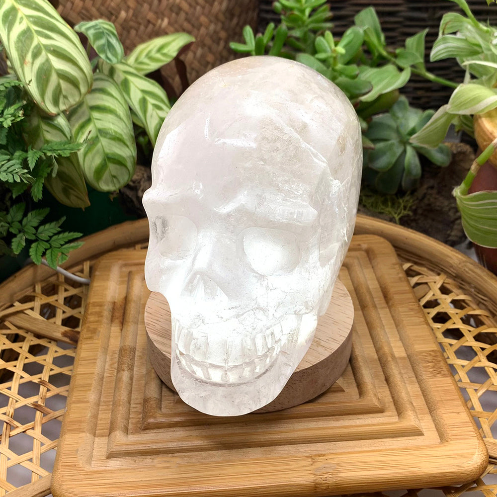 Crystal Mood Light (Quartz Skull Large)