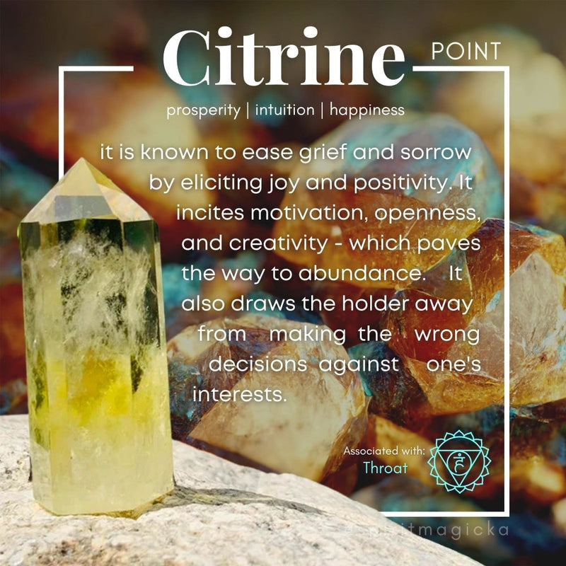 (9 Piece) Citrine Crystal KIT Prize WINNER! - (Just Pay Cost of Shipping)