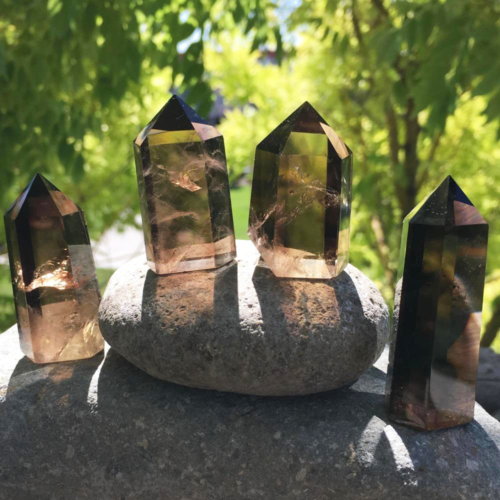 Smoky Quartz Point - wand