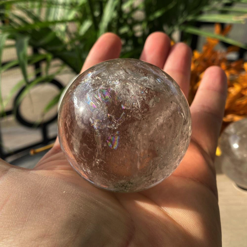 Crystal Mood Light (Smoky Quartz Sphere-Medium)